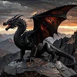 Emberwing — Mountain Sentinel Dragon 3D printable figure