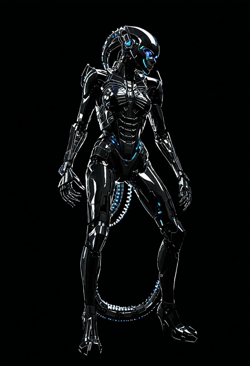 CYRON-X — Bio-Mechanical Huntress | Xenomorphic Combat Figure