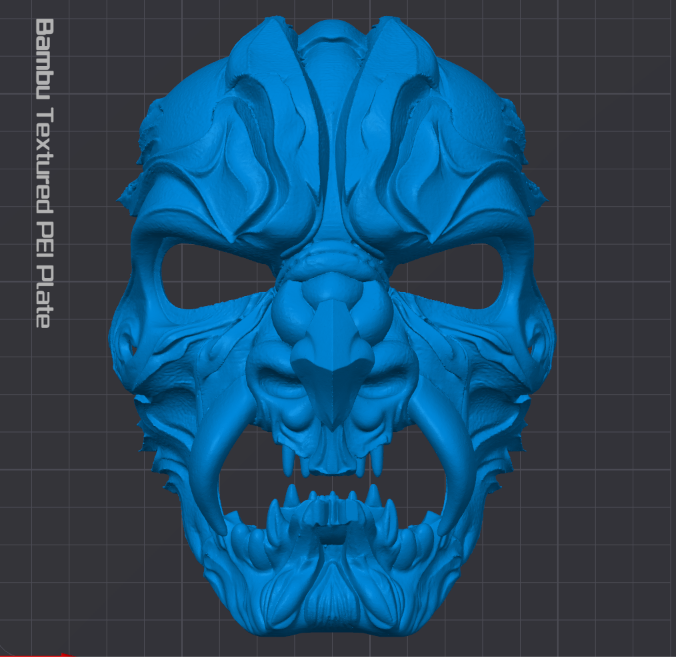 FANGRAVEN — Demon Fang Oni Mask | Wearable Display Mask