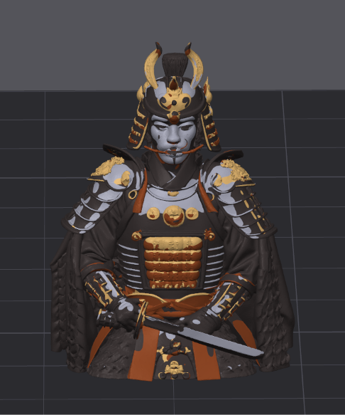 # Guerriera Samurai in Armatura Yoroi con Katana # Samurai Warrior in Yoroi Armor with Katana
