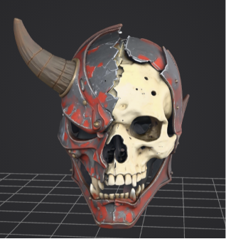 ONI-SKULL – Demonic Horned Mask