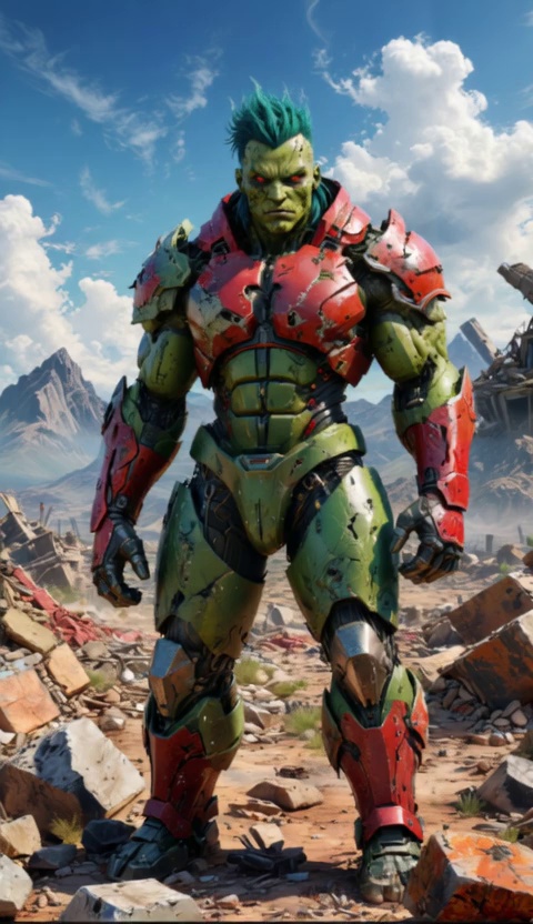 TITAN — Wasteland Brute | Armored Colossus Figure